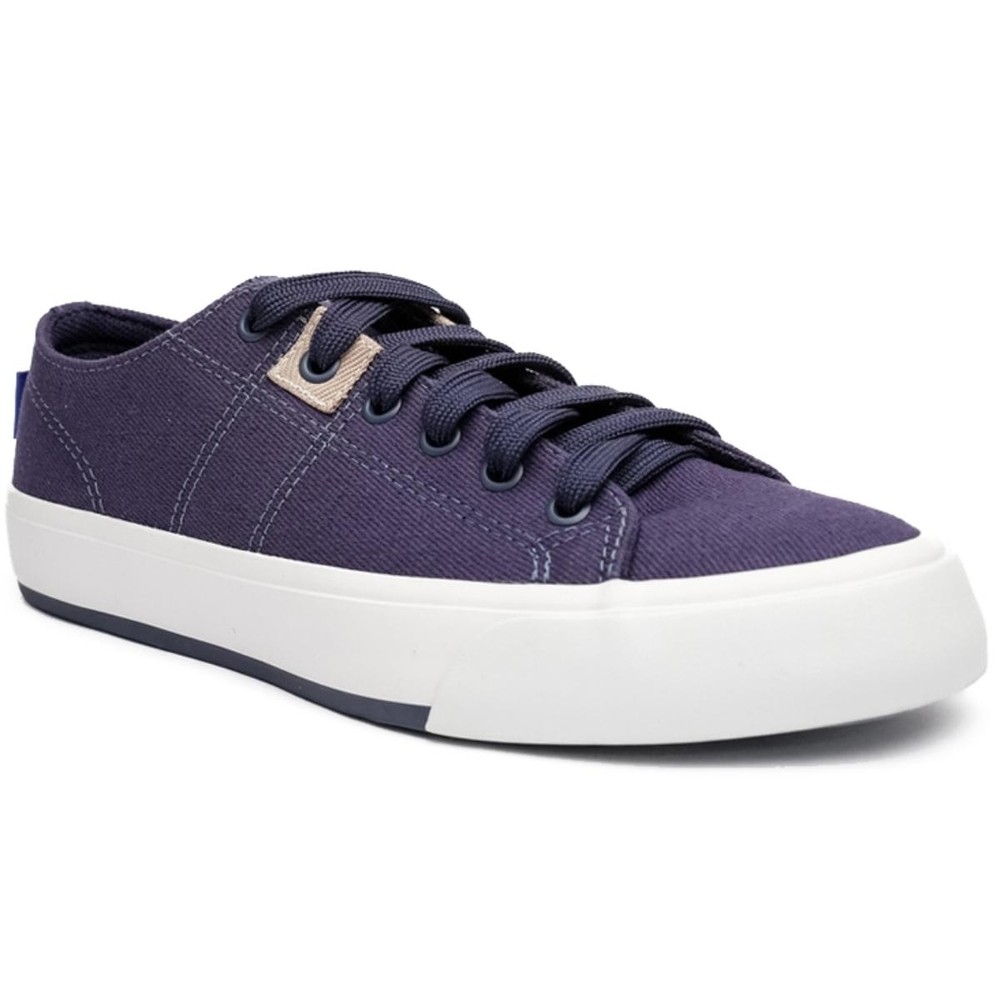 Tênis Rainha Border Masculino - Marinho e Branco em Oferta na Shopee