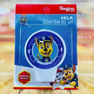 VELA  ANIVERSARIO FESTA PATRULHA CANINA  REGINA em Oferta na Shopee