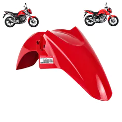 Paralama Dianteiro Cg Titan 160 2023 Cg fan 160 2023 2024 Vermelho Original honda