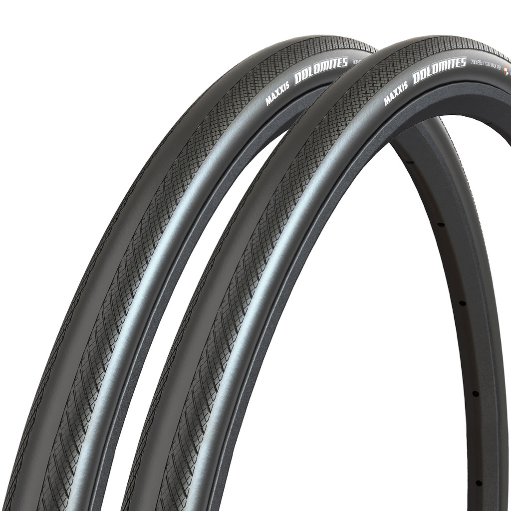 Kit 2 Pneus Maxxis Dolomites 700X28C Silkworm Dobrável Kevlar Preto