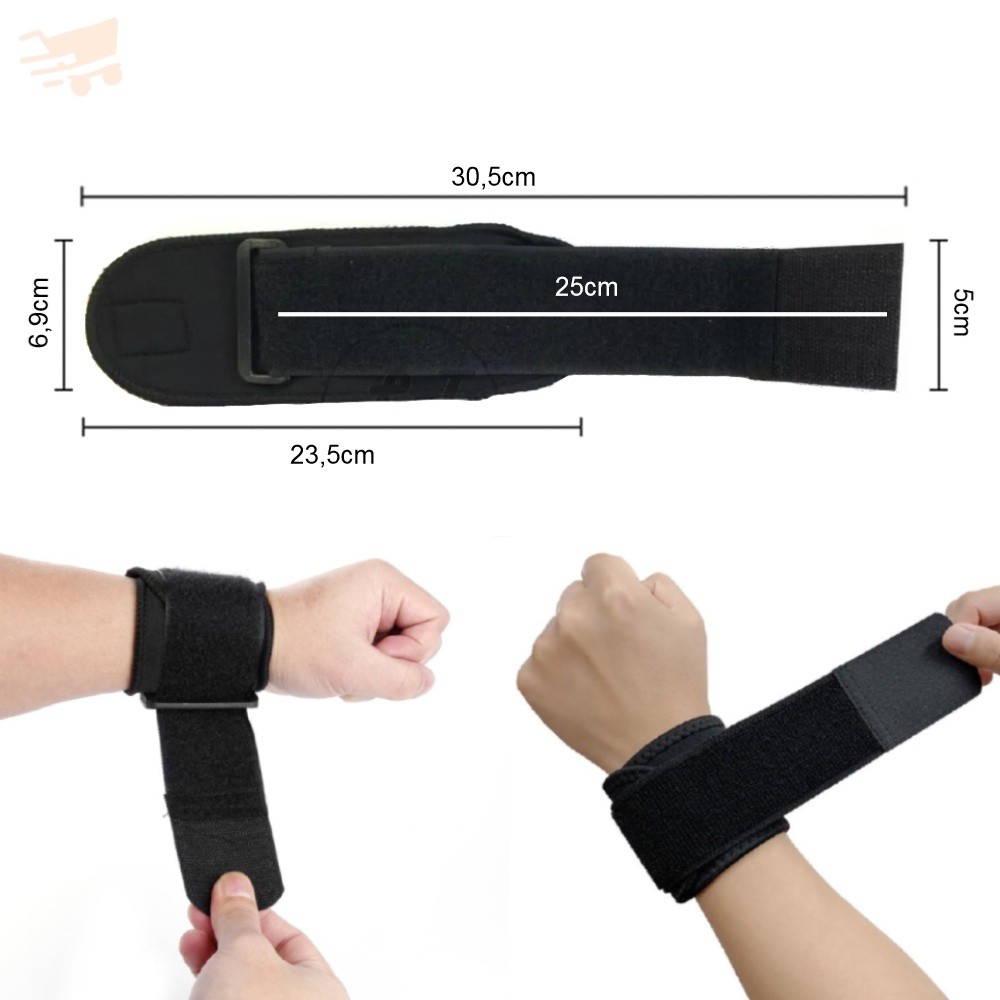 Munhequeira Ortopédica Ajustável Alívio de Dor e Estabilidade no Punho
