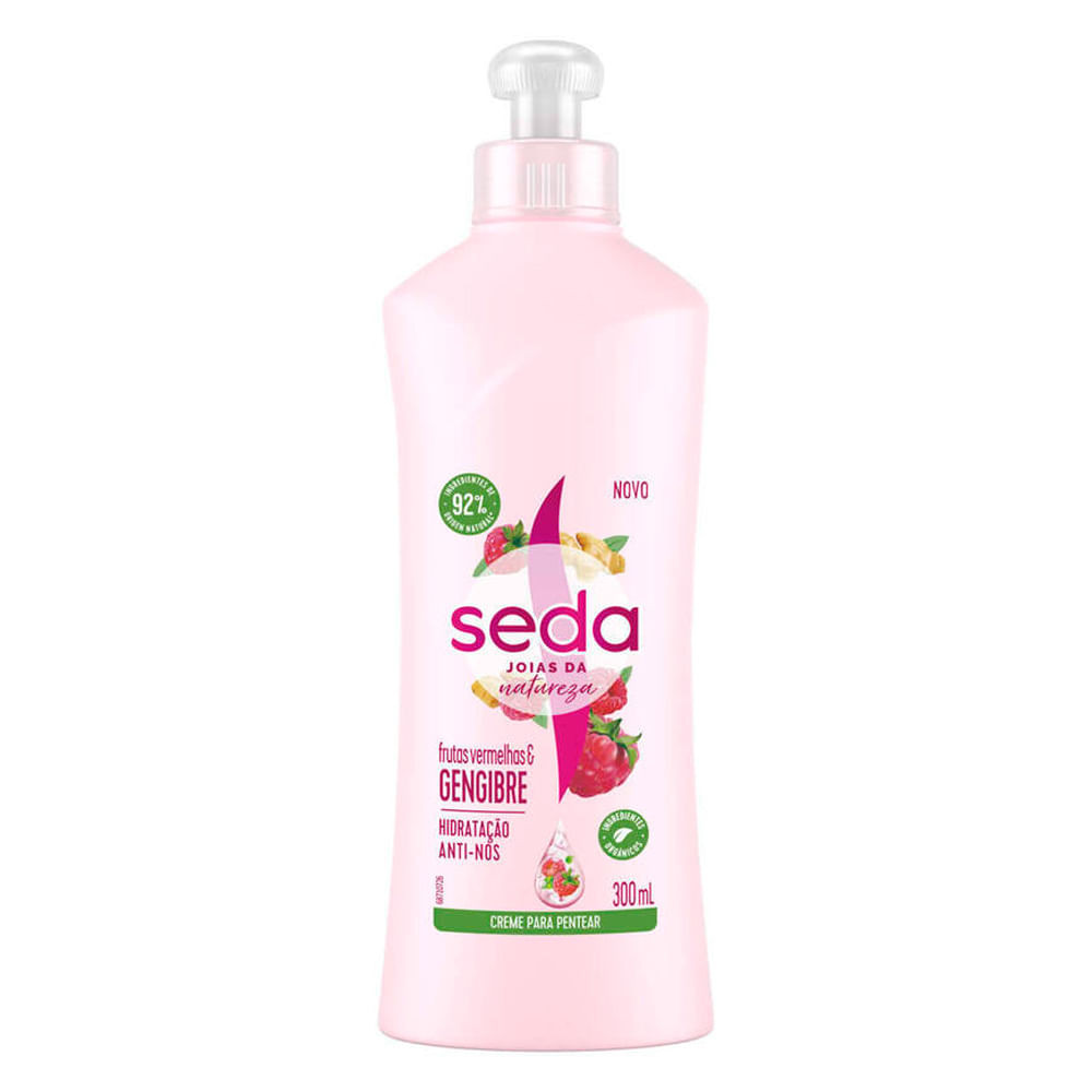 Creme Para Pentear Seda Hidratação Anti Nós 300ml - Beauty