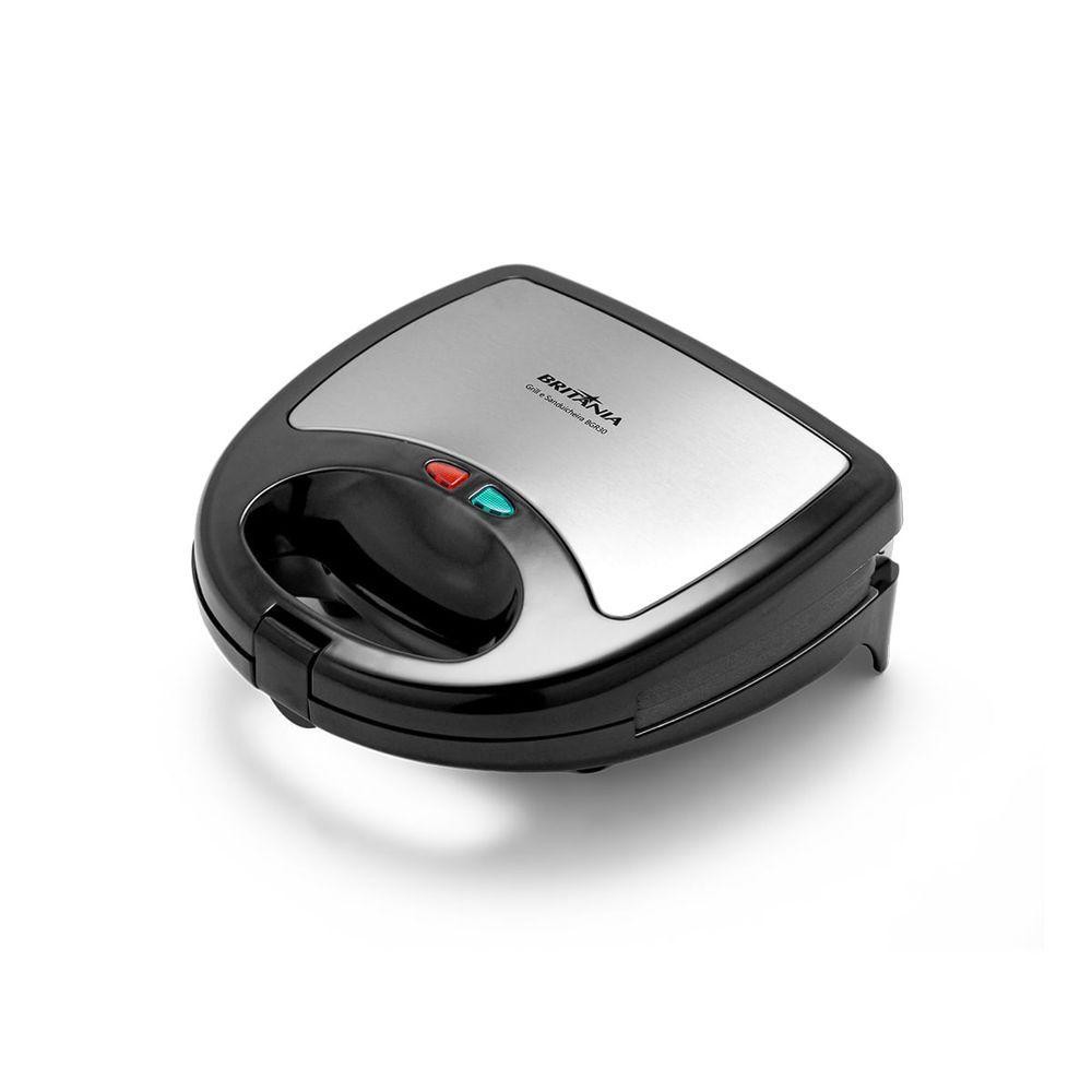 Grill E Sanduicheira Britânia BGR30 3 Chapas 750W 220V
