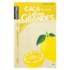 Scottini Caça-palavras | Letras Grandes | N.1009 | Difícil