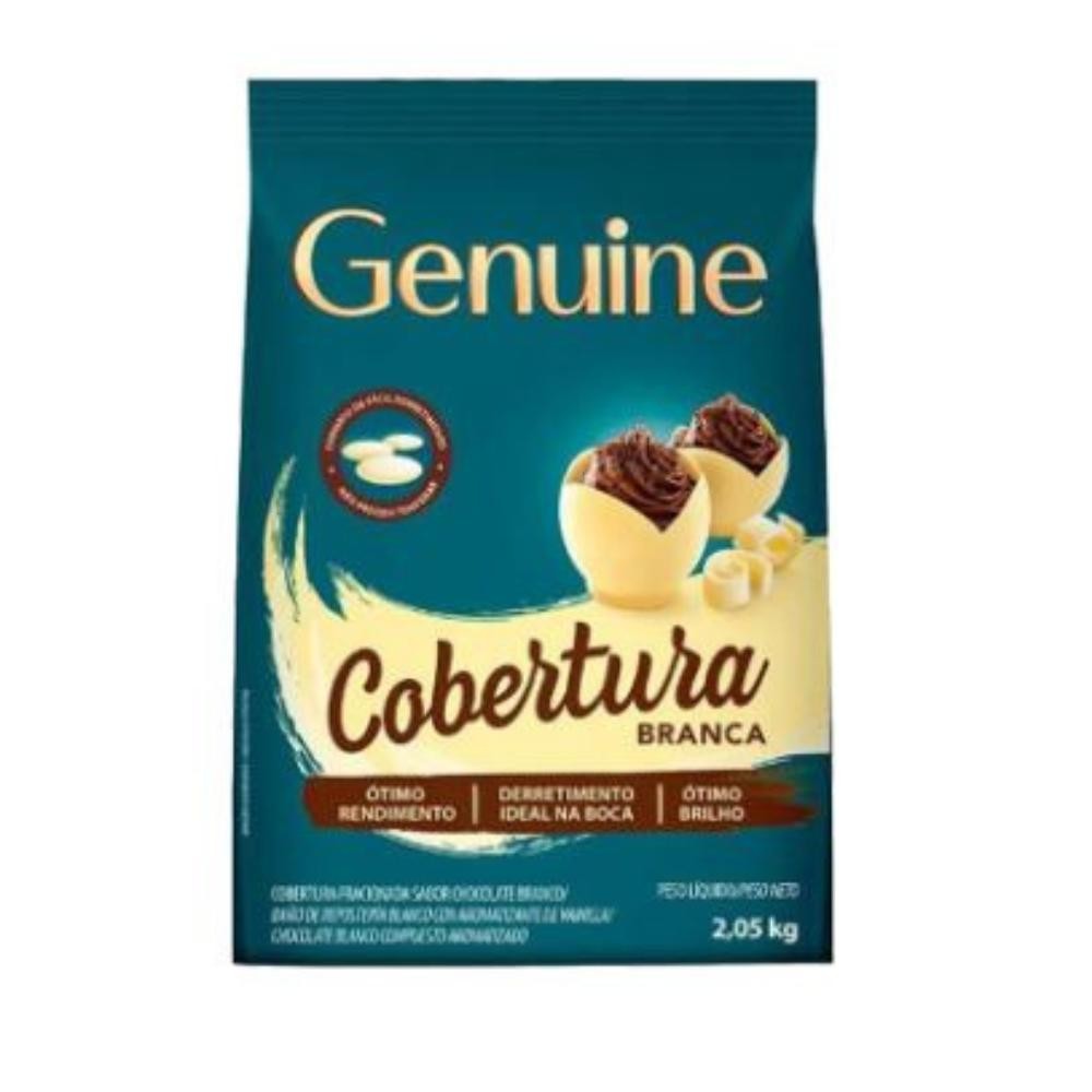 Cobertura em  Gotas Genuine Branca Cargill -  2,05KG