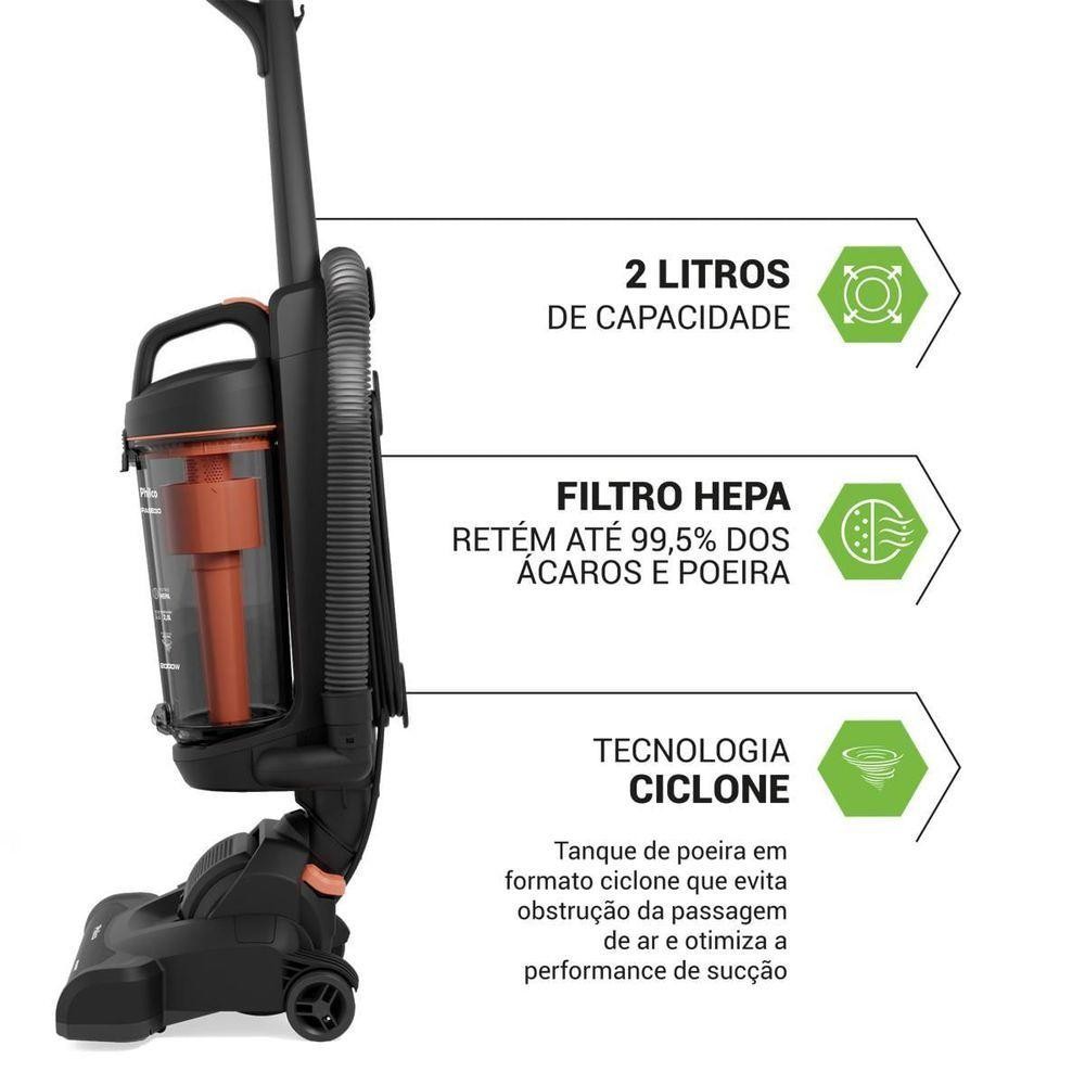 Aspirador De Pó Vertical Philco 2000W 2L PASE30 220V em Oferta na Shopee