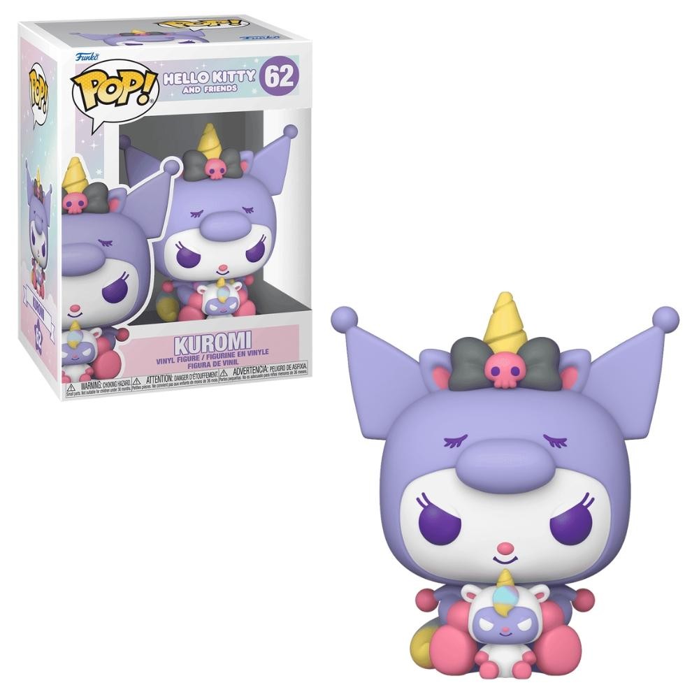 Boneco Funko Pop! Sanrio Hello Kitty - Kuromi Unicórnio - Hobbies & Collections