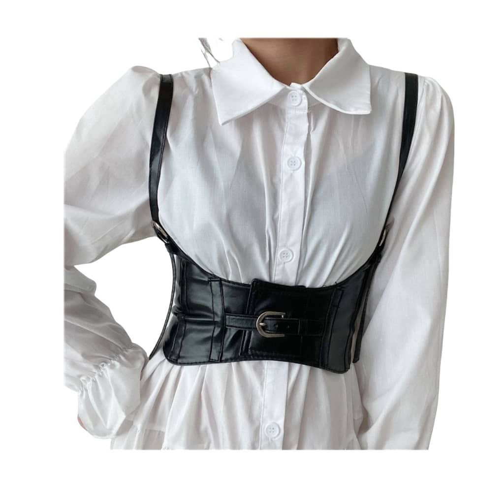 L1210-Cinto Largo Para Vestido Afinar Coselet Ajustes Luxo 107j