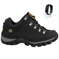 Bota Caterpillar Adventure Cano Curto + Relogio Palmilha Gel