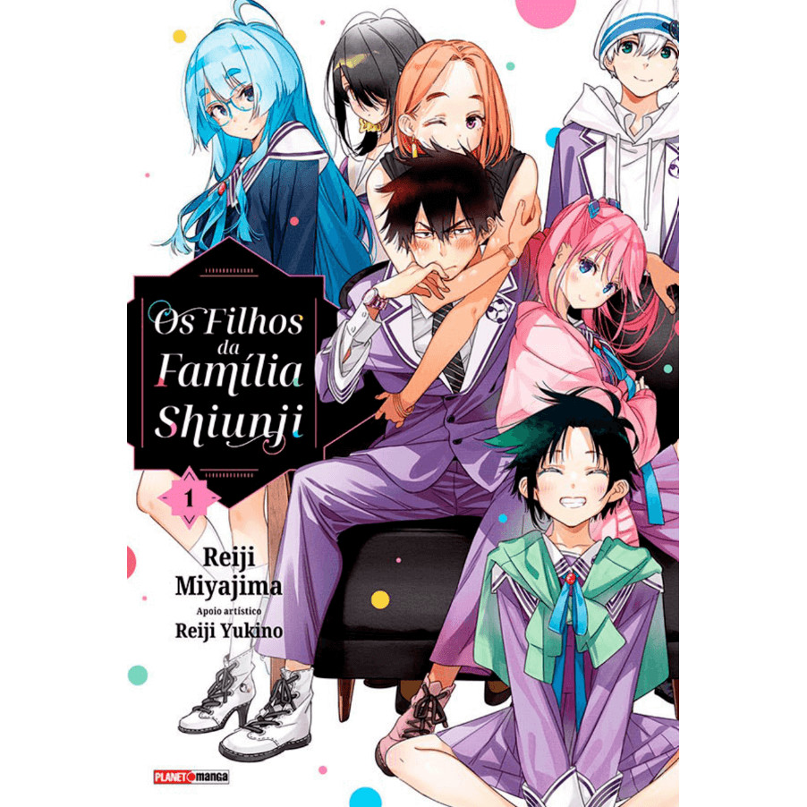 Capa do livro Mangá - Os Filhos Da Família Shiunji 01 - Editora Panini