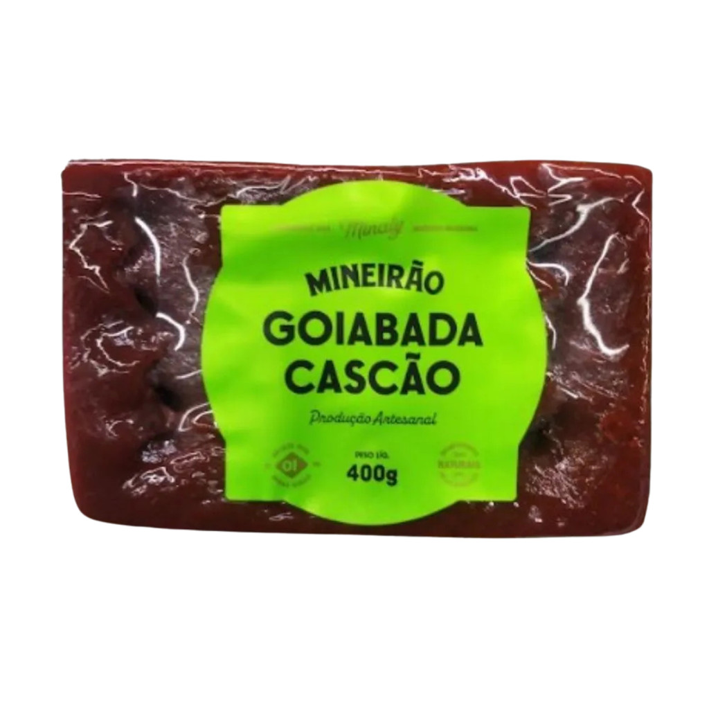 Goiabada Cascao Mineirao 400g Doce Tradicional De Minas Sem Gluten
