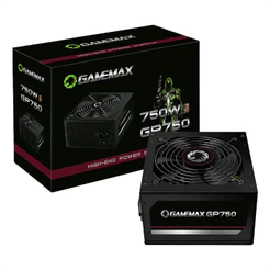 Fonte Gamer ATX 750W Preta 80 Plus Bronze 50-60Hz Auto Range 110-240V - Gamemax GP750