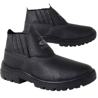 Bota Botina De Segurança EPI Elástico Imbiseg 010 Bico de Aço com CA em Oferta na Shopee