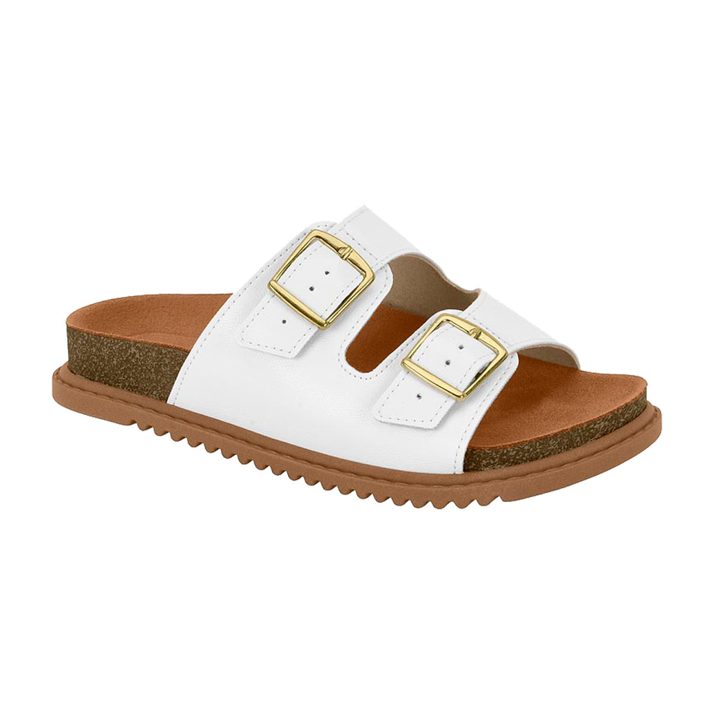 Sandália Papete Duas Fivelas Infantil Feminina Molekinha