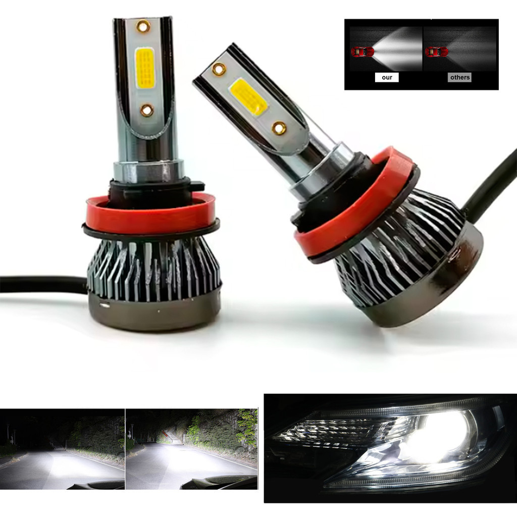 2 led farol HB4 36w 6500k 22000lm lâmpada Super Led farol de milha auxiliar super forte ultra branca