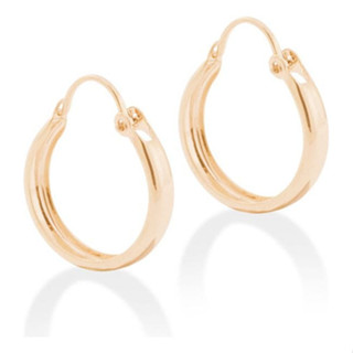 Brincos Argola Rommanel Banhado Ouro Pequena 520402 em Oferta na Shopee