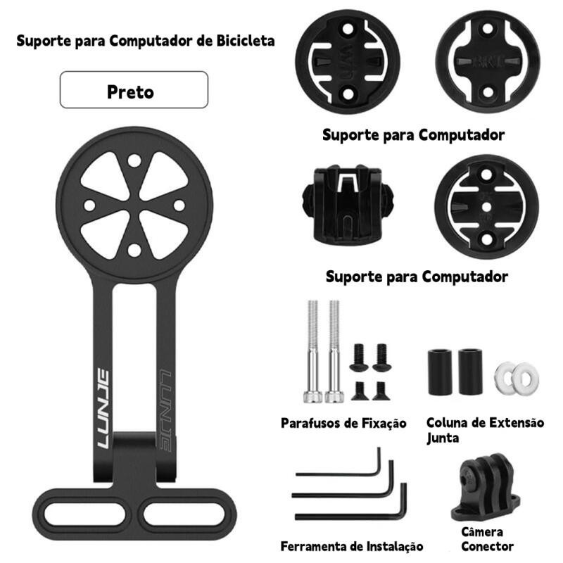Suporte Avançado Bike Mesa Garmin Bryton Farol Gopro Cataye