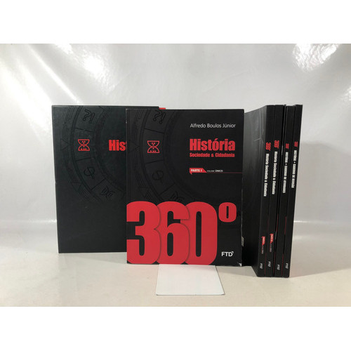 360° História: Sociedade & Cidadania - 6 Volumes - Alfredo Boulos Júnior