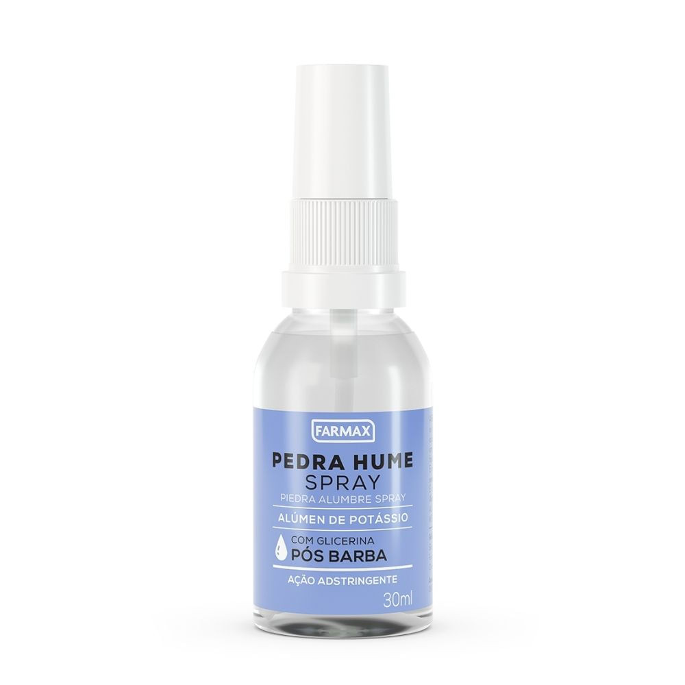 Pedra Hume com Glicerina Farmax Spray com 30ml - Beauty