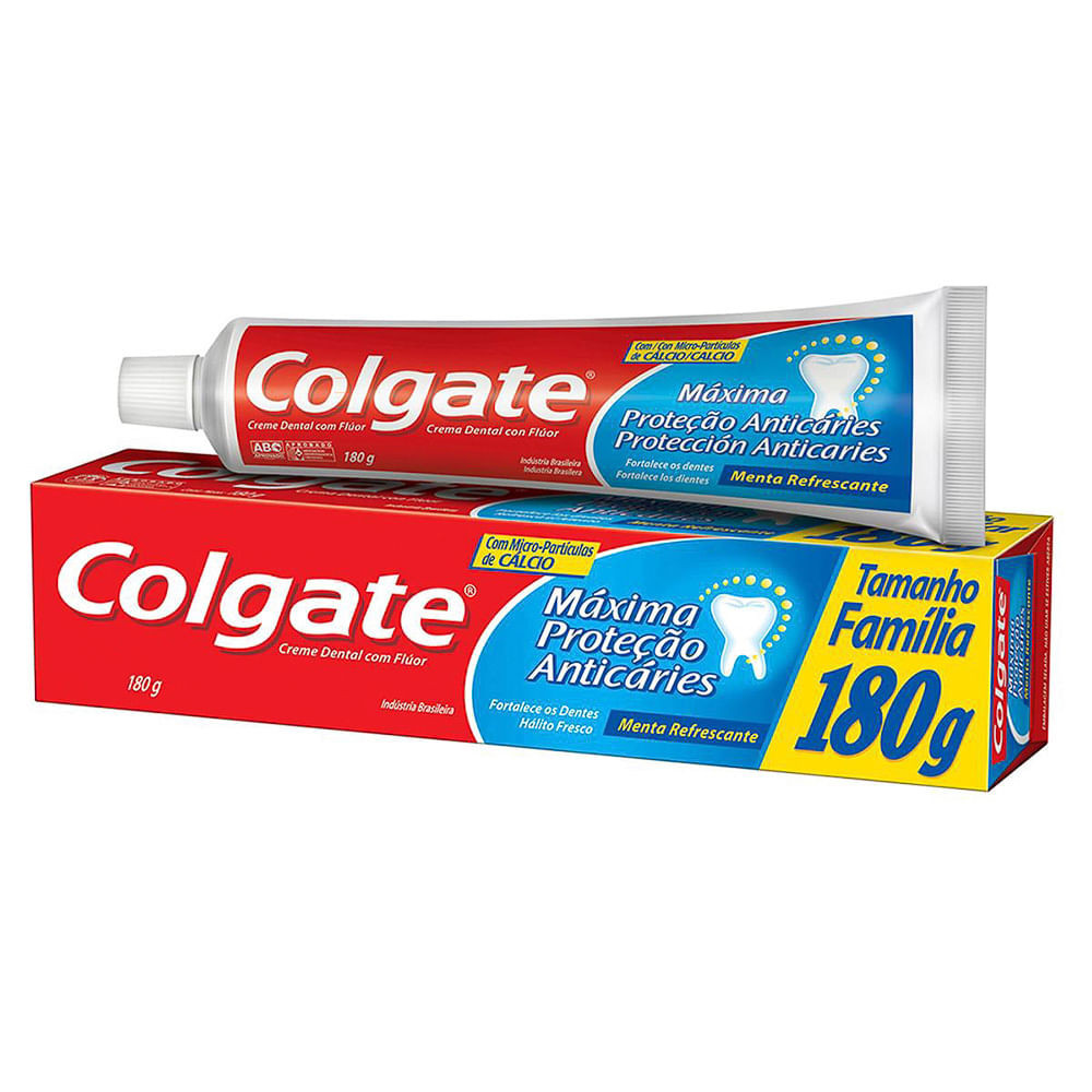 Creme Dental Colgate Máxima Proteção Anticáries 180g - Health