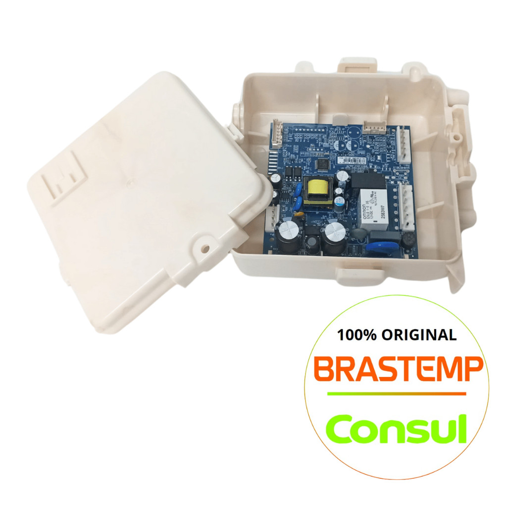PLACA MODULO PARA GELADEIRA BRASTEMP/CONSUL ORIGINAL - BRE80ABANA - BRE80AKANA (BIVOLT)