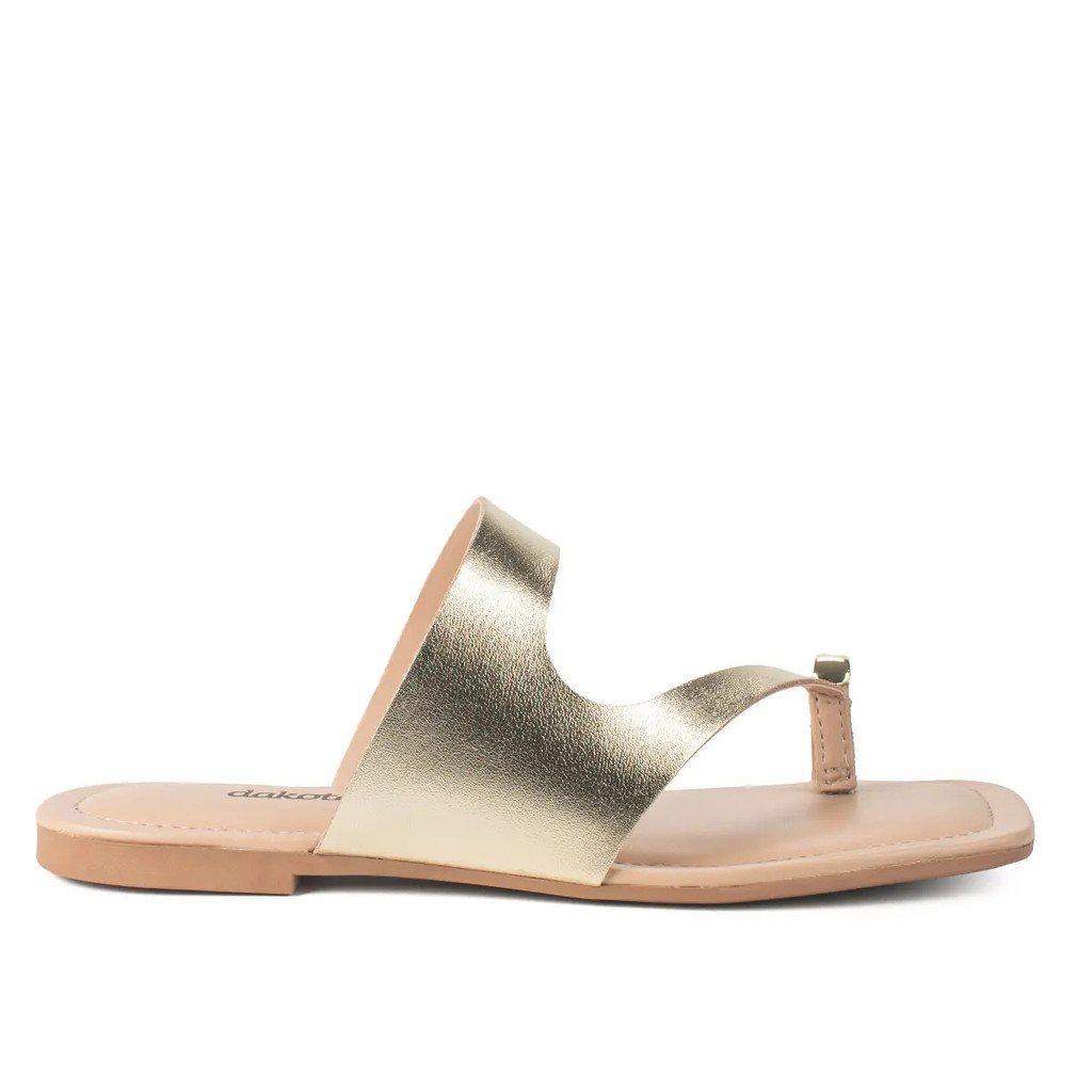 Chinelo Rasteira Dedo Flat Feminino Dia Dia Ano Novo Dakota Y8681