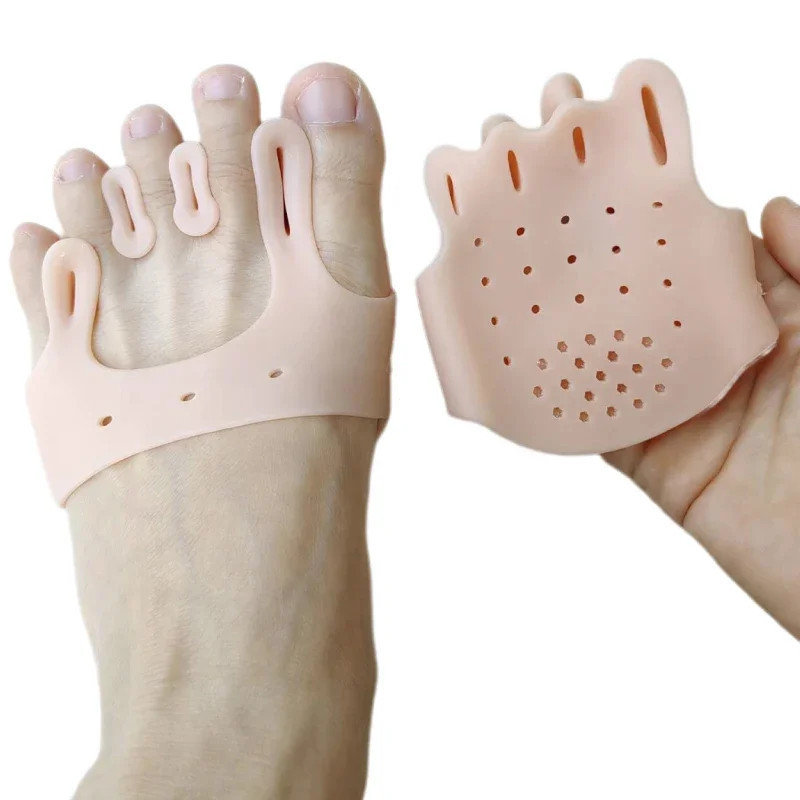 1 Par de Separador de Dedos de Silicone Corretor Almofada Ortopédica para o Antepé — imagem 2 de 2