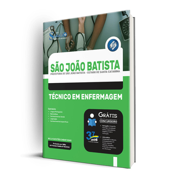 Apostila Prefeitura de São João Batista - SC - Técnico em Enfermagem