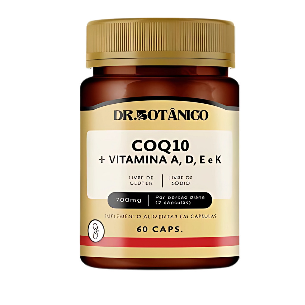 COENZIMA Q10 + VITAMINAS - A D E K2 60 CAPSULAS DR BOTANICO