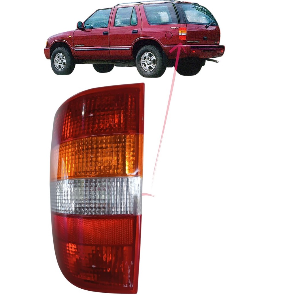 Lanterna Traseira Esquerda Blazer 01 02 03 04 05 06 07 A 10