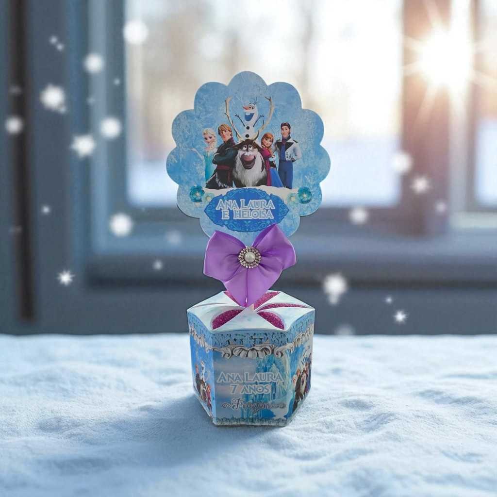 10 Unidades Centro de Mesa Festa Infantil Frozen