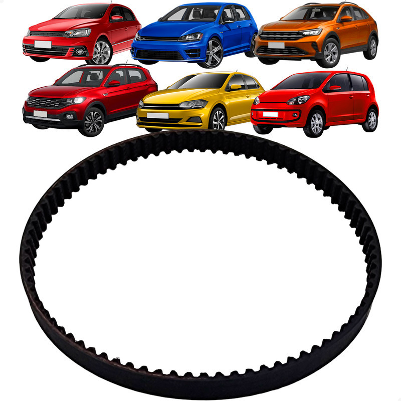 Correia Bomba D'agua VW Fox Gol Gof Nivus Polo Saveiro T-Cross Up Virtus 1.0 1.6 12v 16v 2014 A 2023