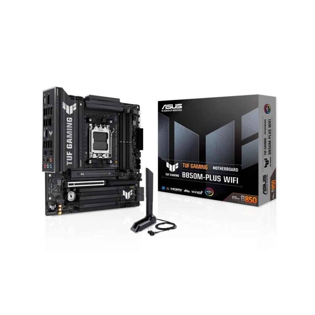 Placa-Mãe ASUS TUF GAMING B850M-PLUS WIFI mATX, AM5, DDR5, PCIe 5.0, Wi-Fi 6E em Oferta na Shopee