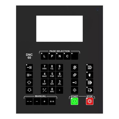 Membrana Frontal Cnc Cybelec Dnc60 Película De Dobradeiras