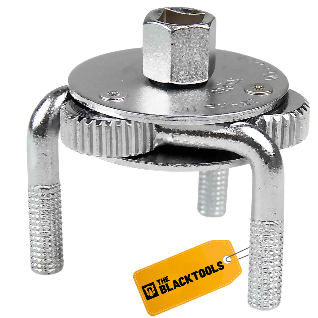 Saca Filtro Óleo Universal 3 Garras Tipo Aranha 64 A 120mm The Black Tools em Oferta na Shopee