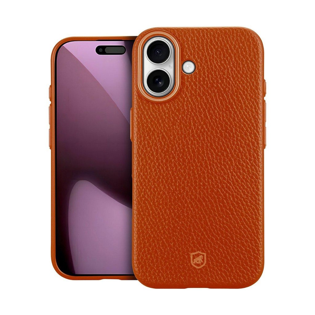 Capa case capinha para iPhone 17 - Magsafe Tech Couro - Marrom - Gshield em Oferta na Shopee
