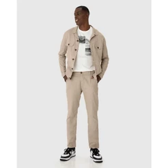 Calça Masculina Chino Em Sarja Com Elastano