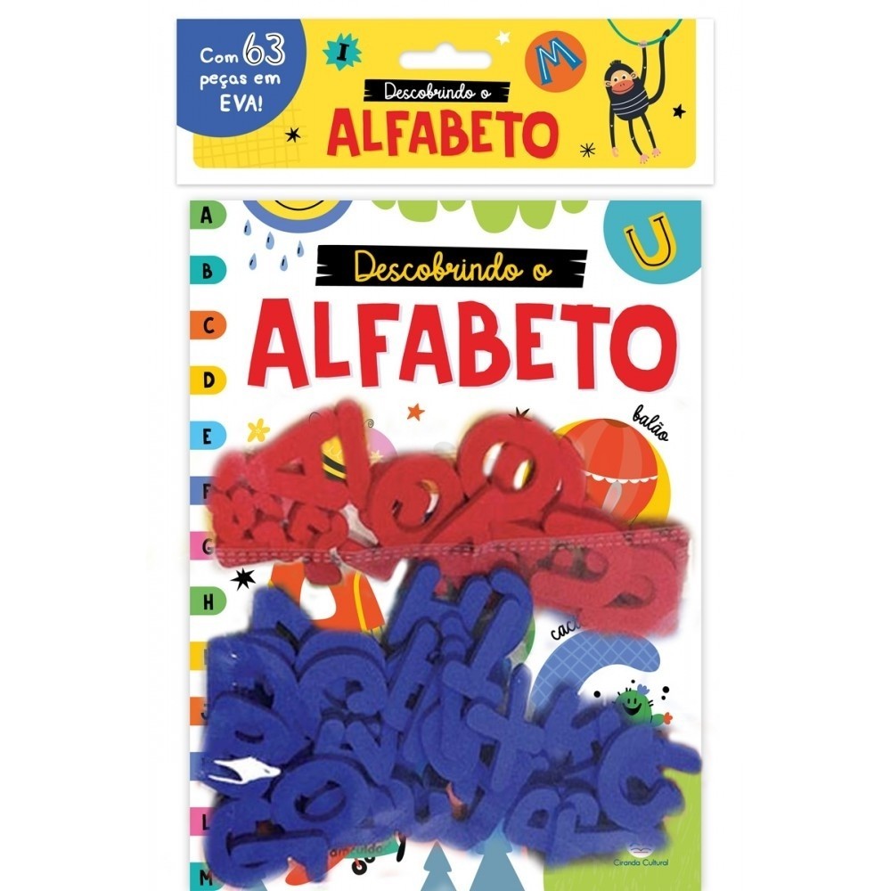 Livro Descobrindo o alfabeto em Oferta na Shopee