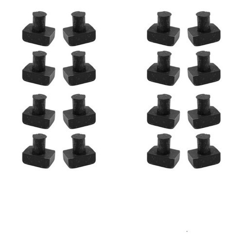 Kit 16 Borrachas Pé Grade Cooktop Brastemp gourmand