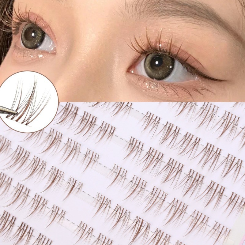 10Rows/Box Sunflower Eyelashes Extension Personal Fake Maquiagem Profissional Falsa Ferramenta De Beleza De Enxerto Individual De Cílios