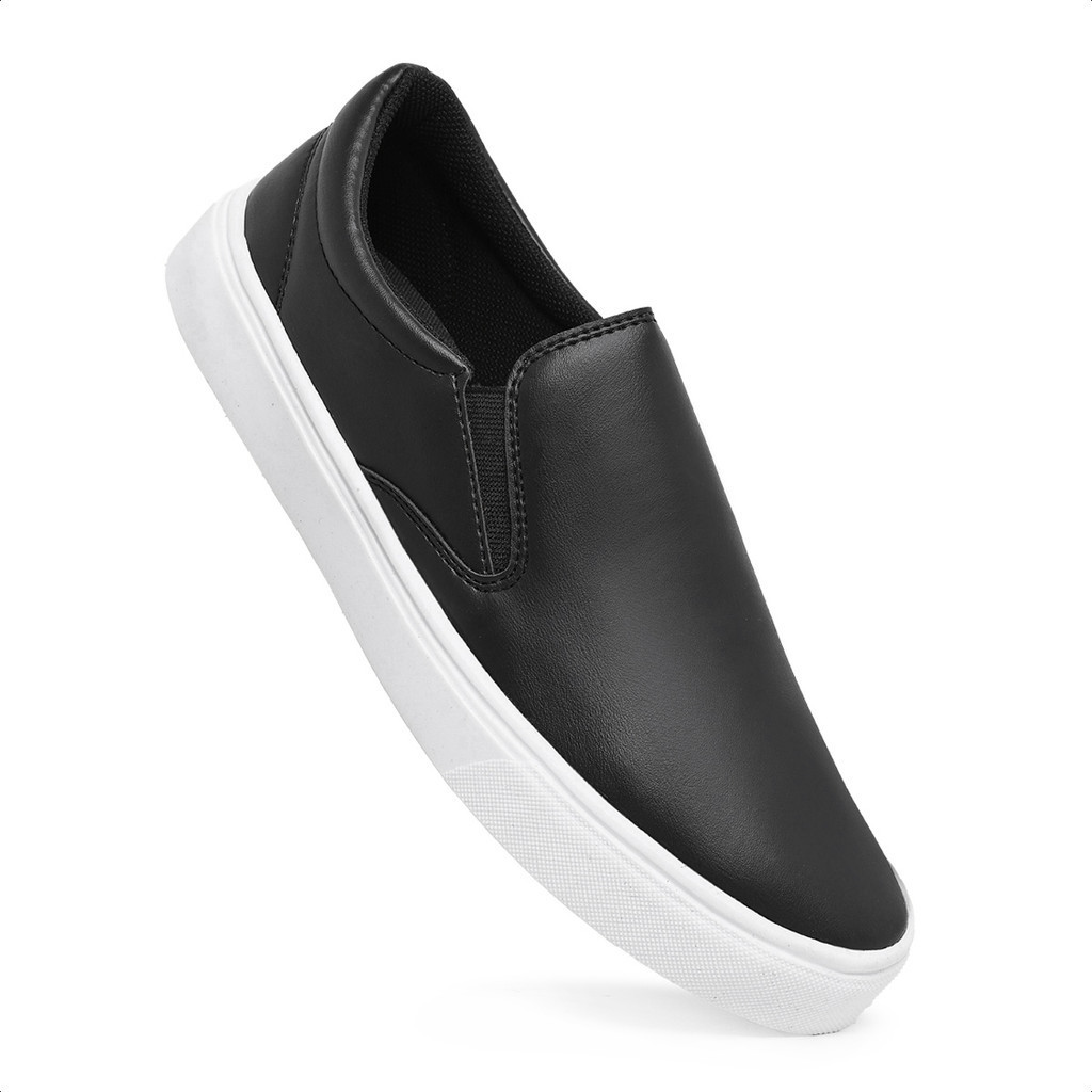 Tênis Slip On Iate Masculino Sapatênis Casual Sem Cadarço Leve Confortável