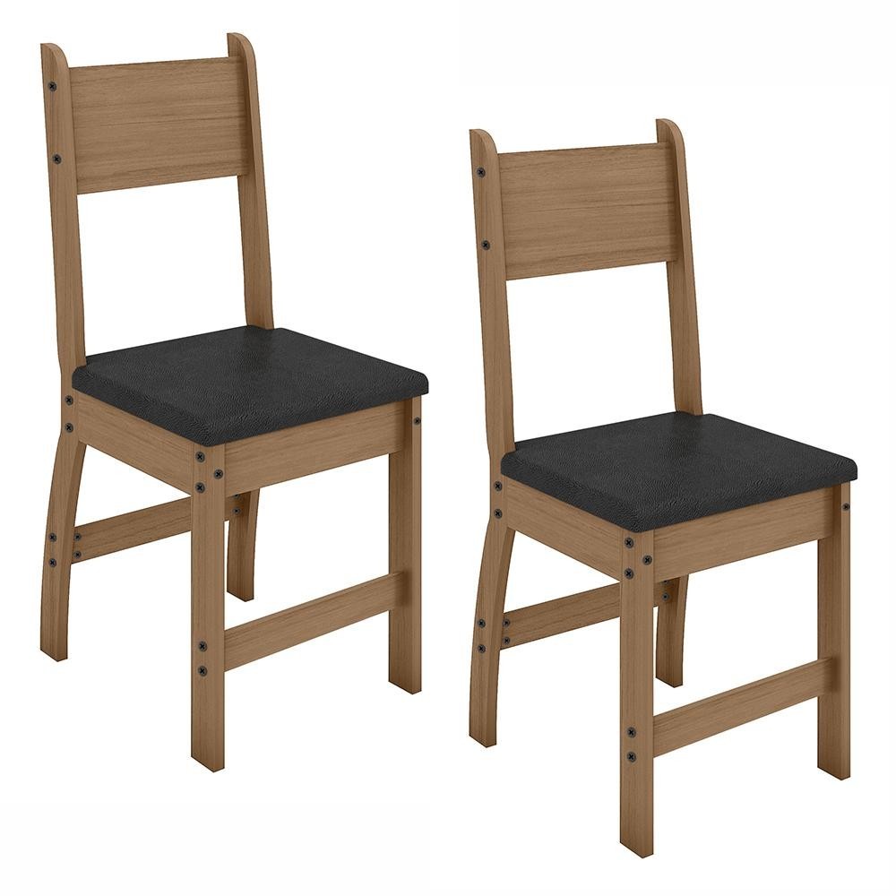Kit de 2 Cadeiras Milano com Tecido em Material Sintetico em Oferta na Shopee