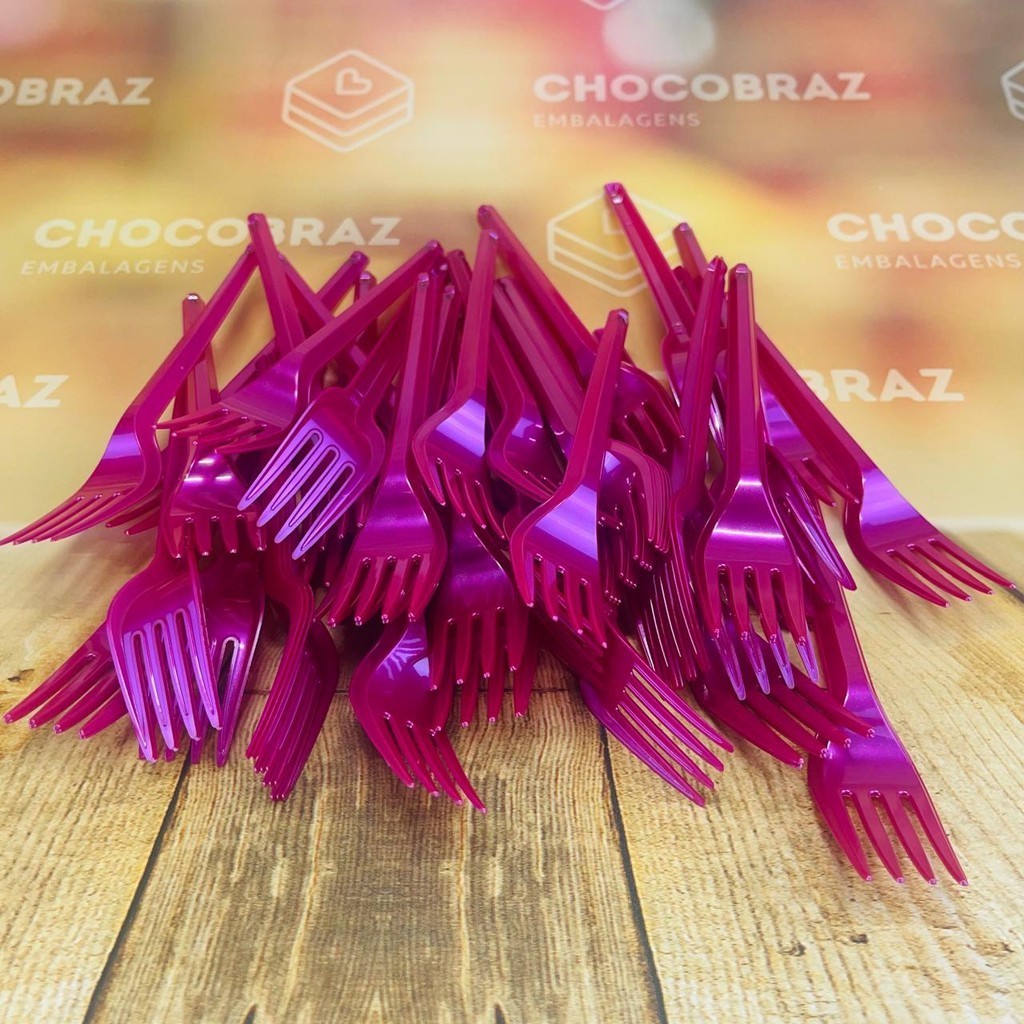 50~250 GARFO SOBREMESA PS FUCSIA PEROLADO BELLO FESTAS em Oferta na Shopee