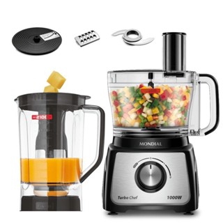 Multiprocessador Turbo Chef 5 Em 1 Mondial Mpn-01-b 127v em Oferta na Shopee