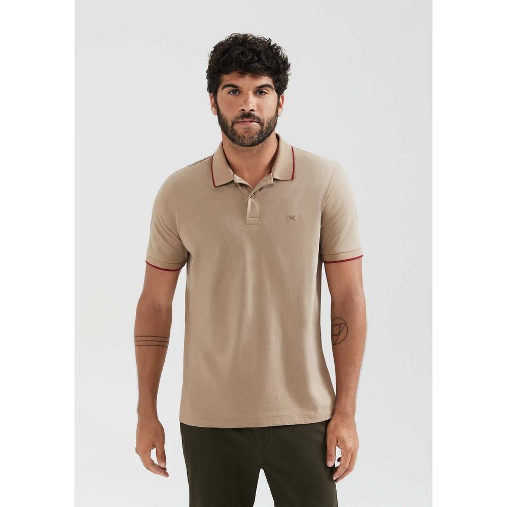 Camisa Polo Básica Masculina Super Cotton Com Bordado em Oferta na Shopee