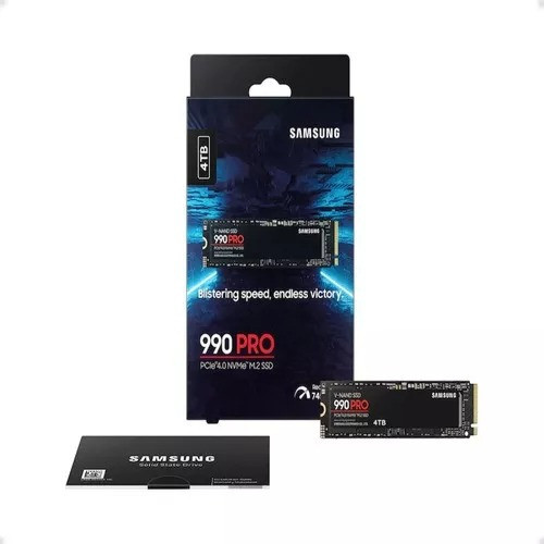 Hd Ssd 4tb Samsung M.2 990 Pro Nvme 4.0  Pcie 7450mb/s C/nf