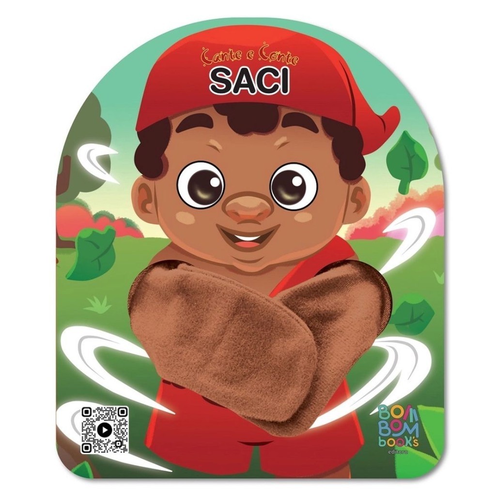 Livro Infantil Dedoche Cante e Conte Saci Folclore Editora Bom Bom Books