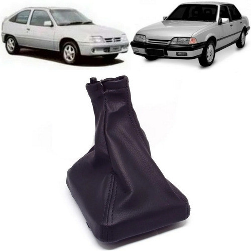Coifa Cambio Com Base Monza Kadett 91 Napa Preta