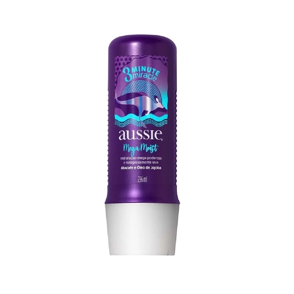 Creme de Tratamento Aussie 3 Minute Miracle Mega Moist 236ml