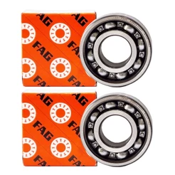 Par Rolamentos Eixo Balanceiro Cg 150 Titan / Nxr 150 Bros 6202 (2 Unidades) Fag